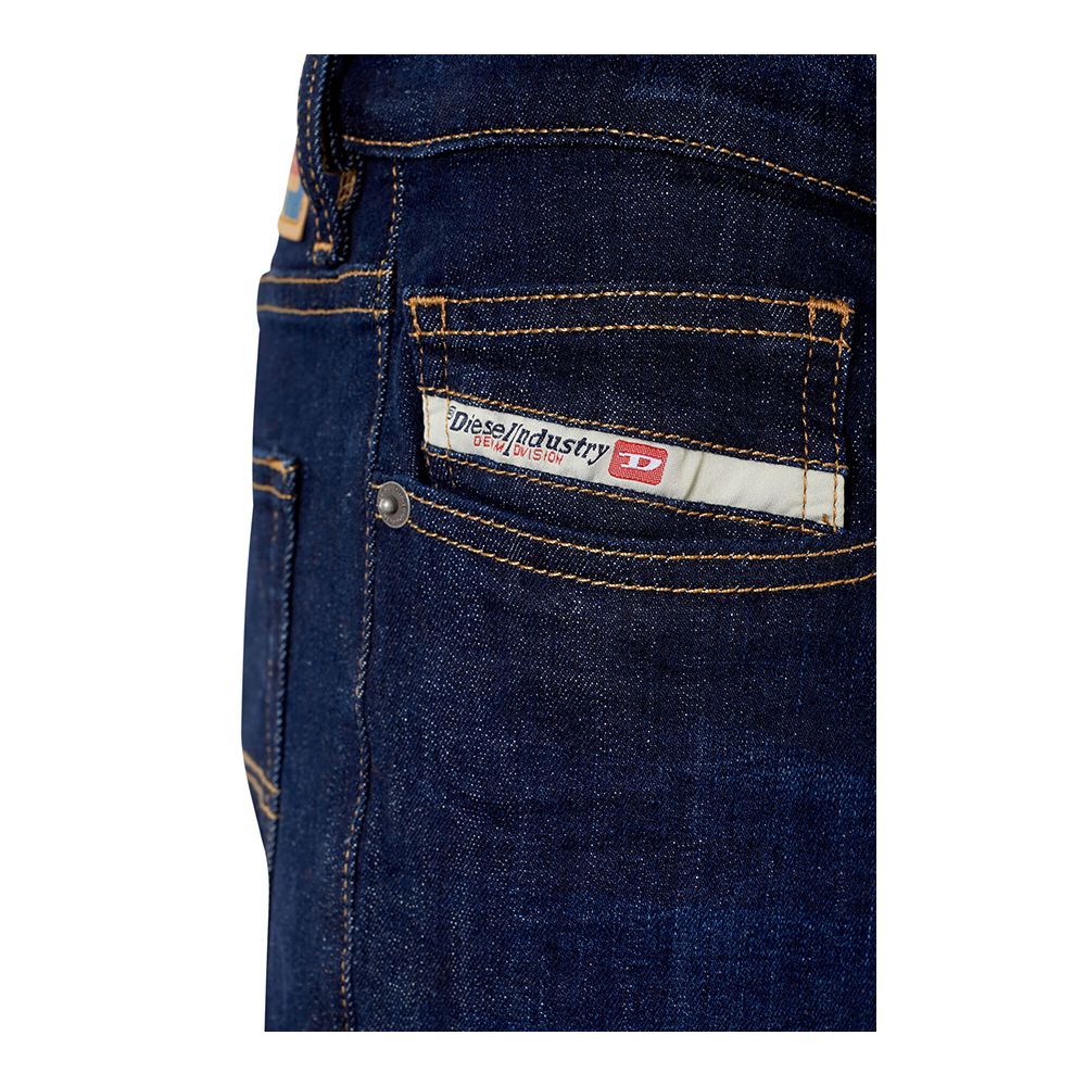 Diesel Blue Cotton Jeans - Slim Fit with Stretch