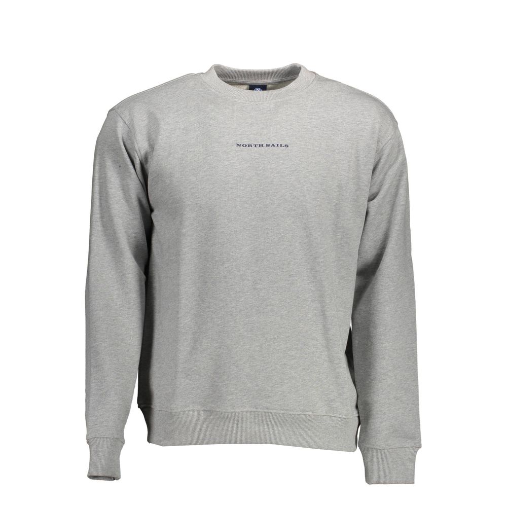 North Sails Gray Cotton Men's Sweatshirt