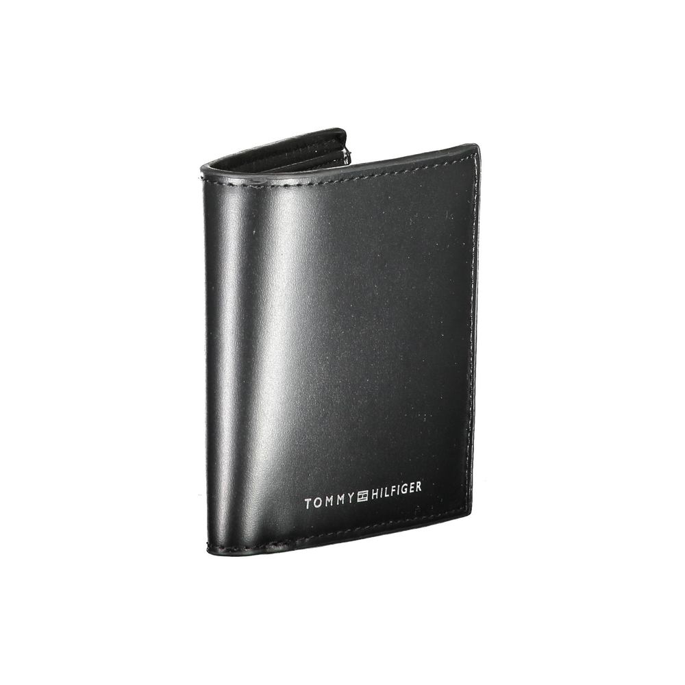 Tommy Hilfiger Black Leather Men’s Wallet