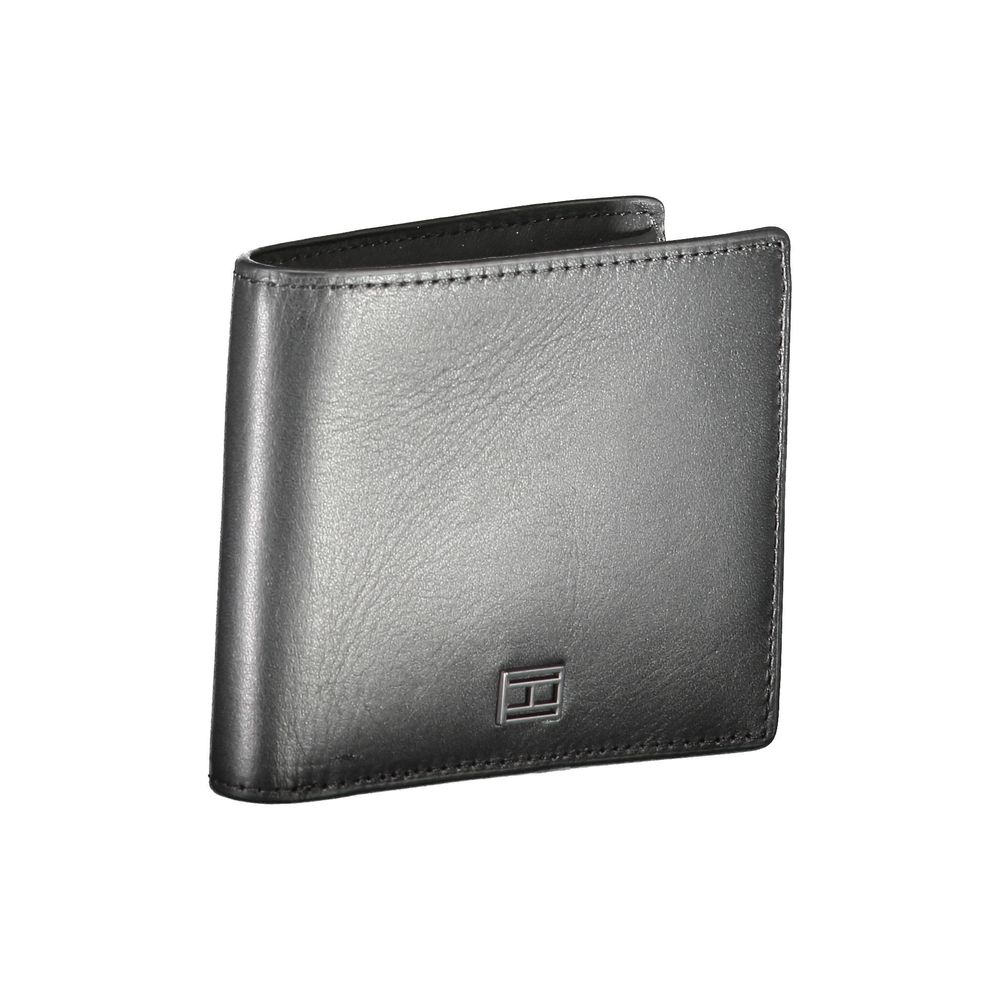 Tommy Hilfiger Black Leather Men’s Wallet