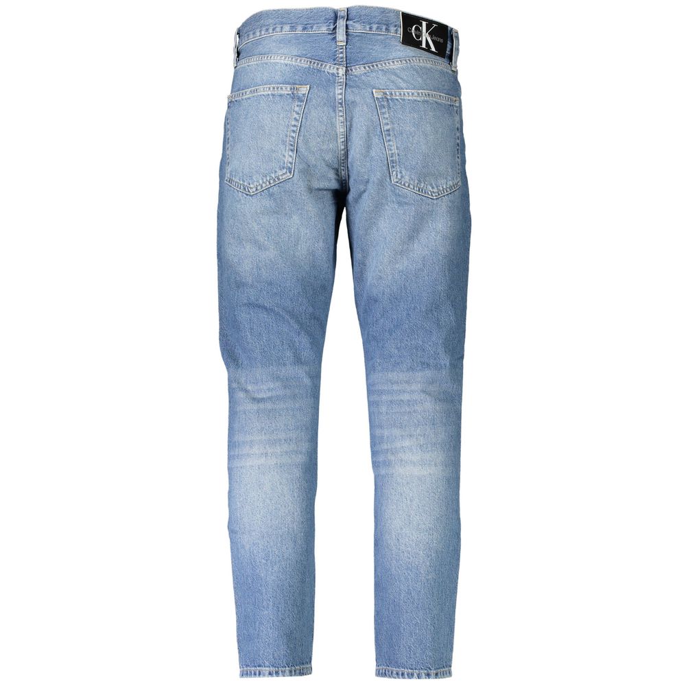 Calvin Klein Men's Blue Cotton Jeans