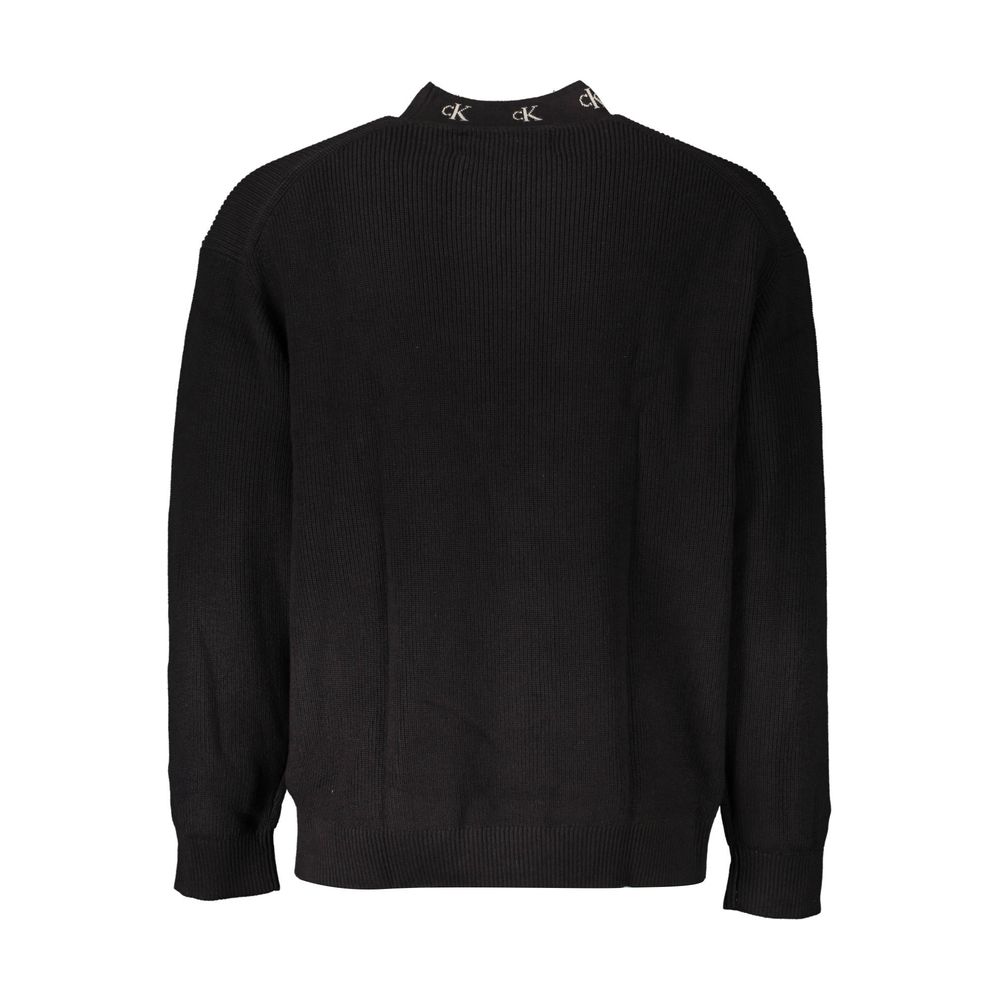 Calvin Klein Black Cotton Men's Sweater