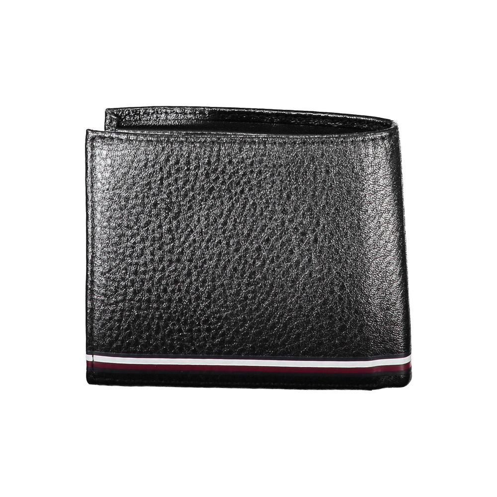 Tommy Hilfiger Black Leather Men’s Wallet