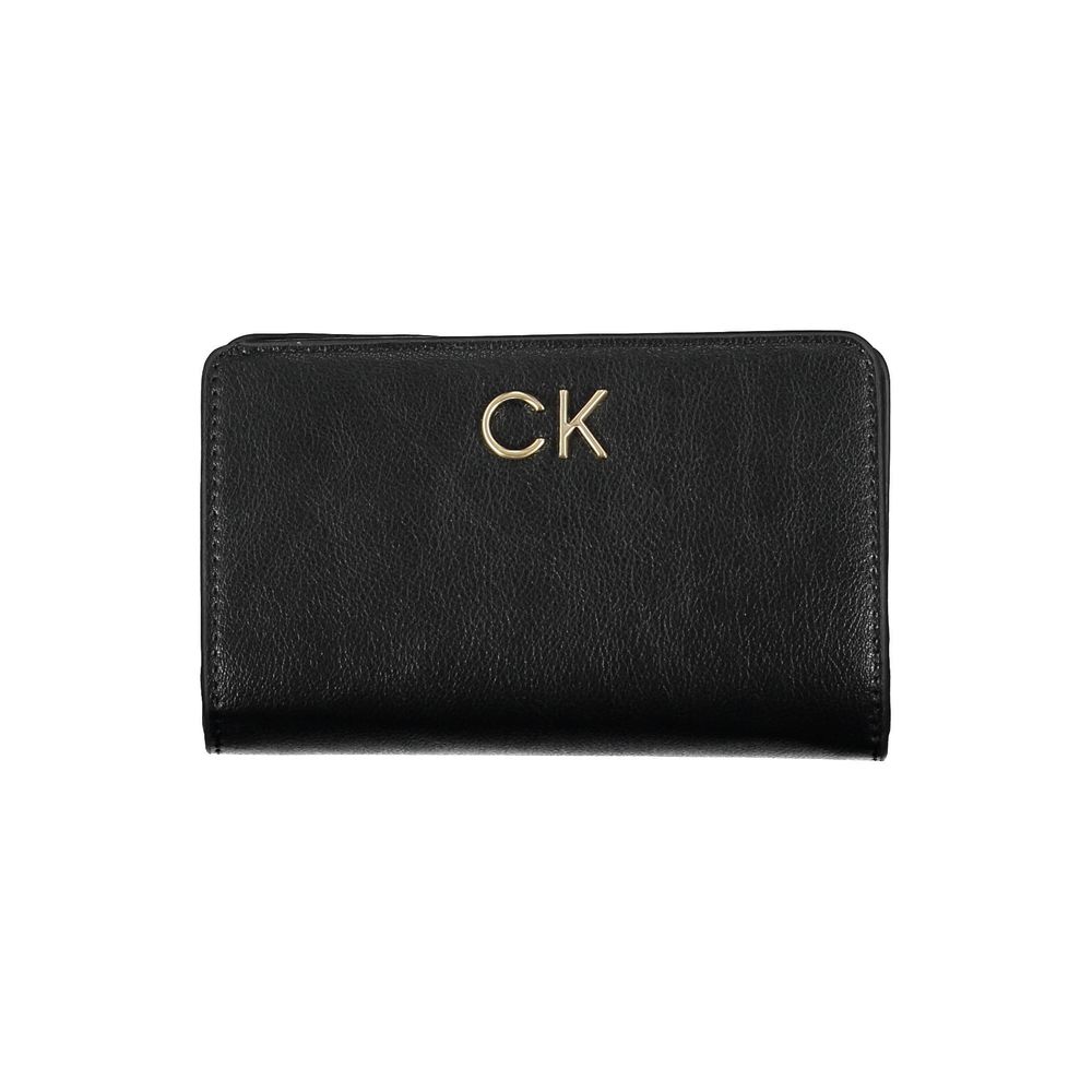 Calvin Klein Black Faux Leather Women's Wallet