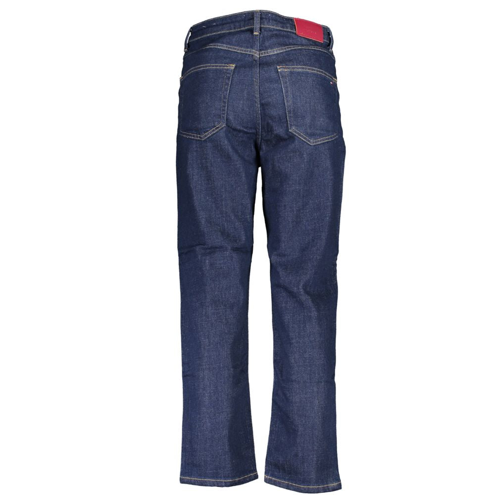 Tommy Hilfiger Blue Cotton Jeans – Classic Straight Fit