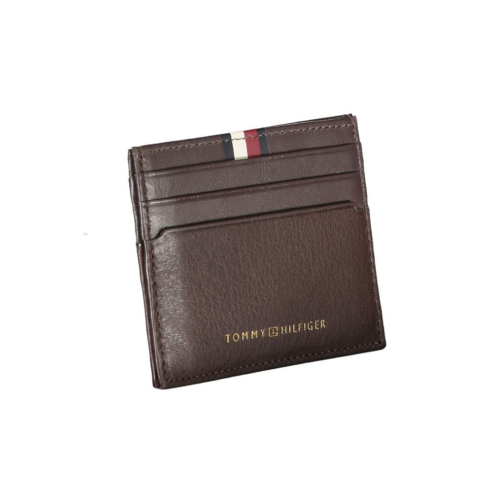 Tommy Hilfiger Brown Leather Men’s Wallet