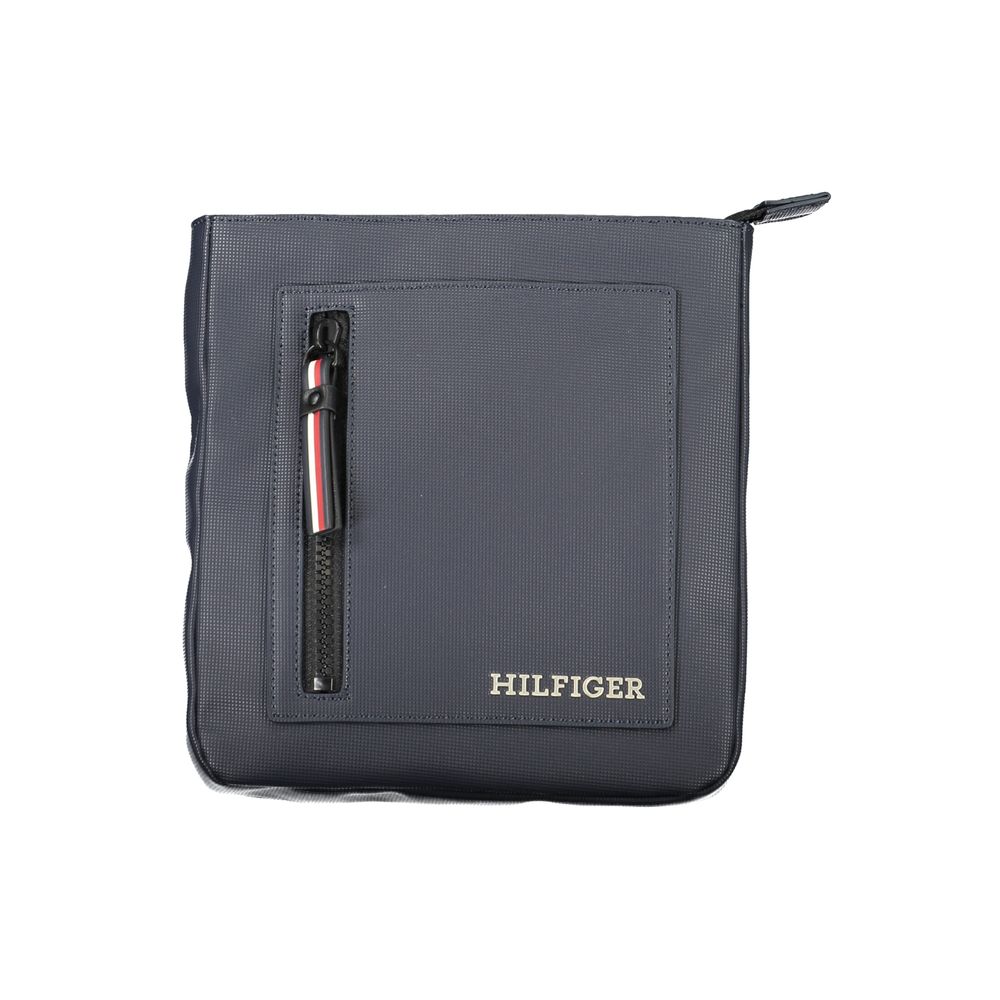 Tommy Hilfiger Blue Shoulder Reporter Bag