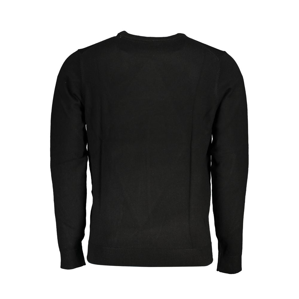 Norway 1963 Black Long-Sleeved Crew Neck Sweater for Men