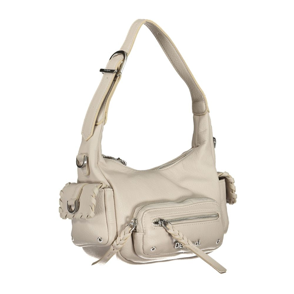 Desigual White Handbag - A Statement of Style