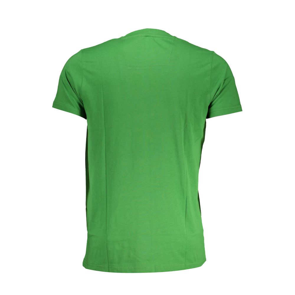 Cavalli Class Green Cotton T-Shirt - Bold Streetwear Statement