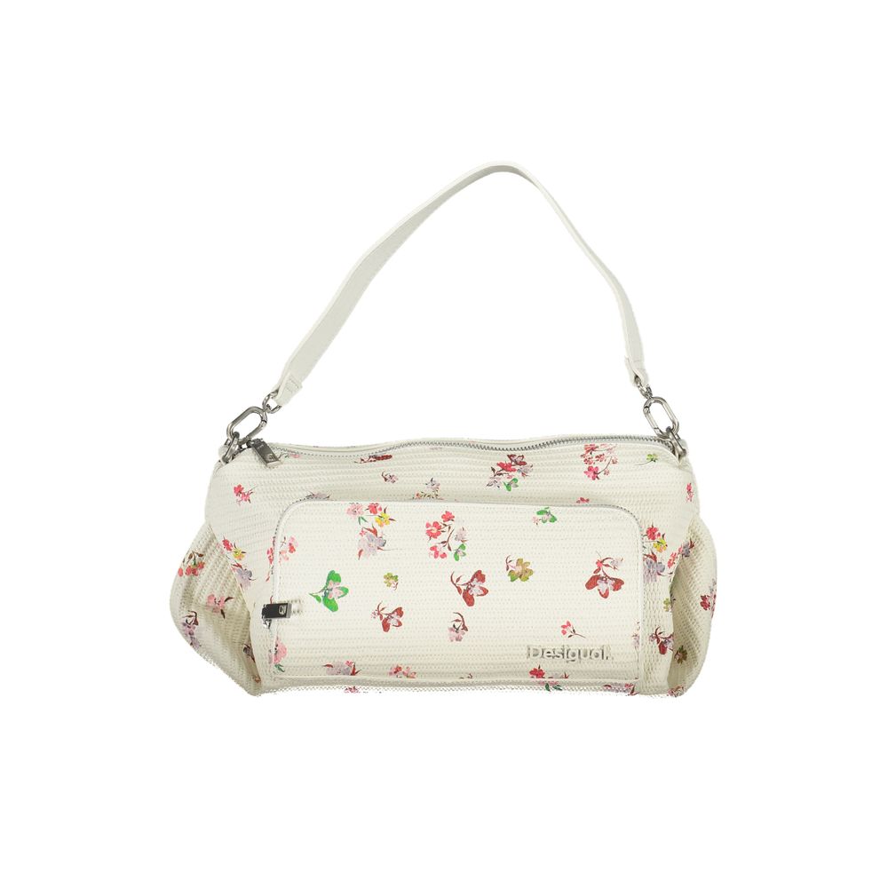 Desigual White Polyethylene Handbag - Fantasy Bag