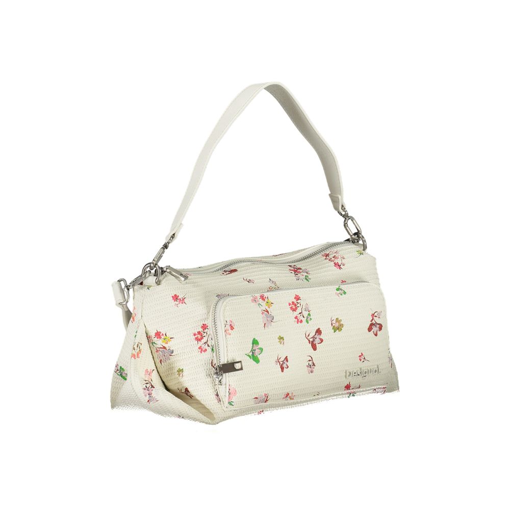 Desigual White Polyethylene Handbag - Fantasy Bag