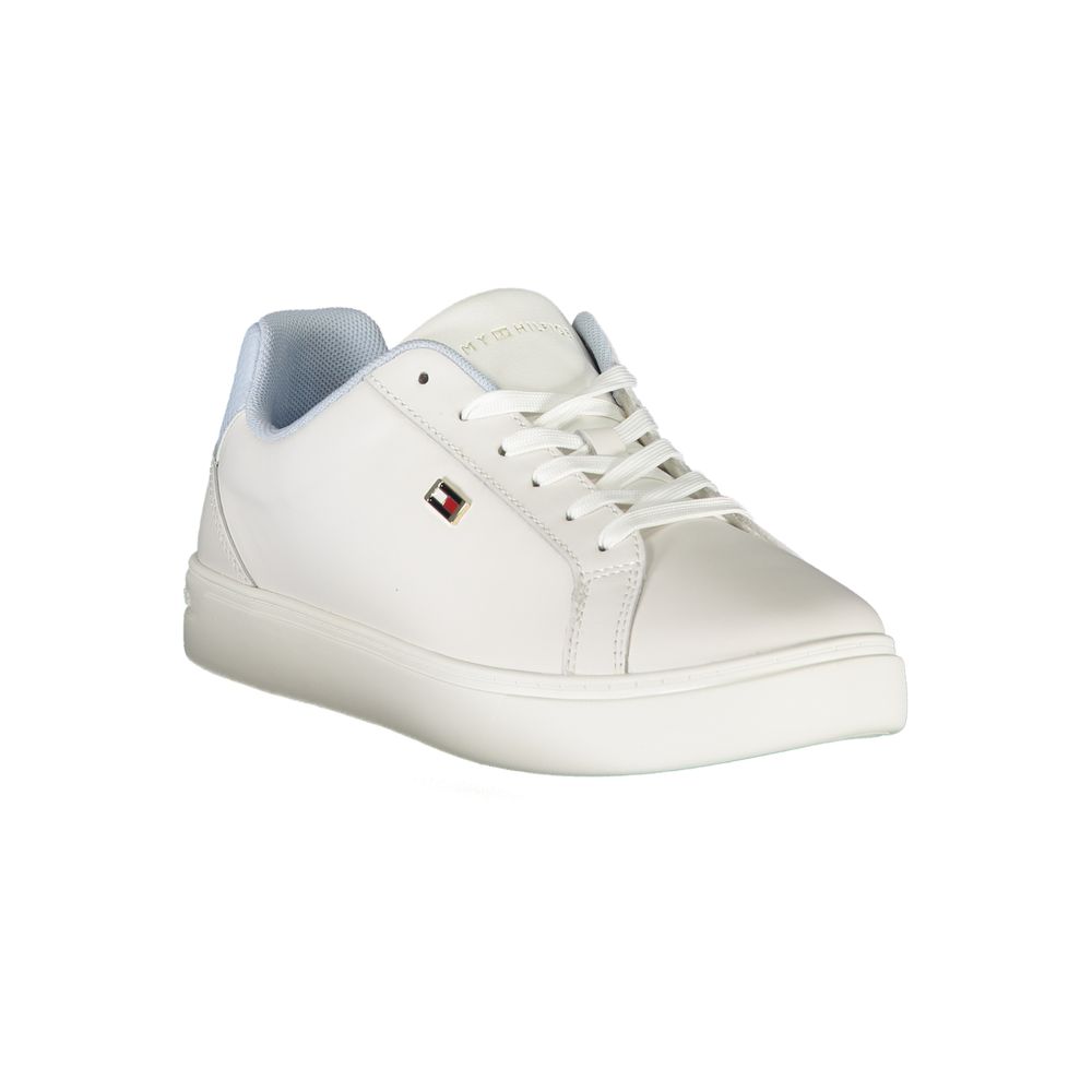 Tommy Hilfiger White Polyester Sneakers