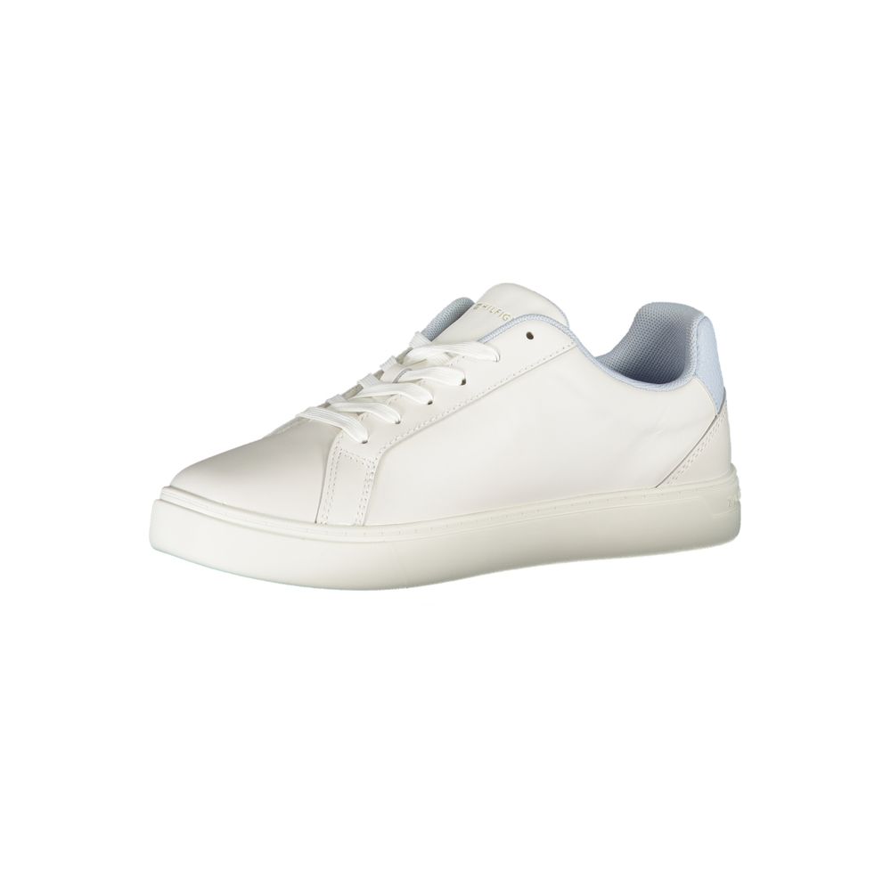 Tommy Hilfiger White Polyester Sneakers