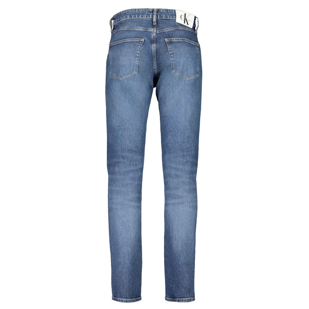 Calvin Klein Blue Cotton Dad Jeans