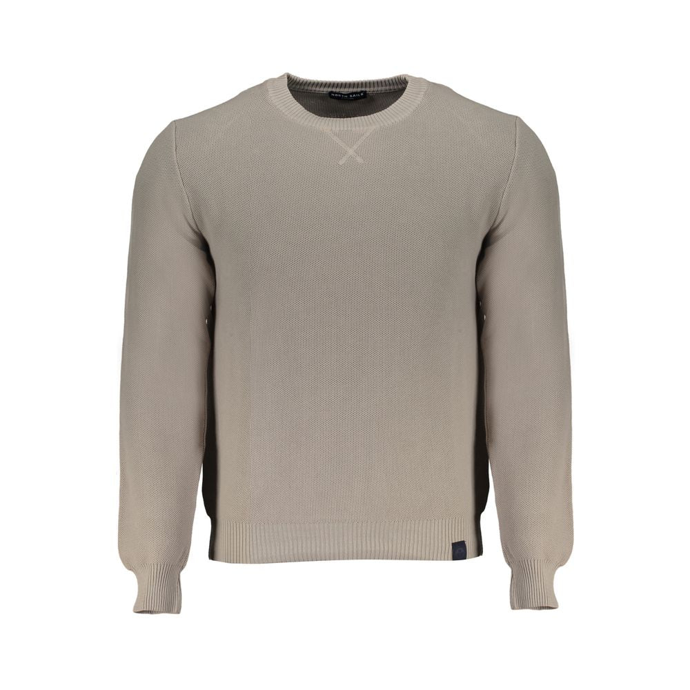 North Sails Gray Cotton Sweater - Classic Comfort Redefined