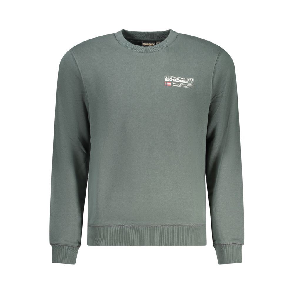 Napapijri Green Cotton Sweater - Stylish Comfort for Every Occasion