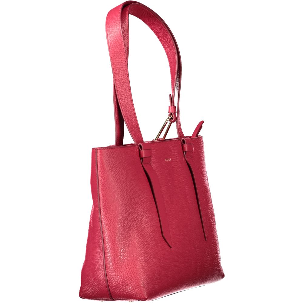 Coccinelle Red Leather Women Handbag - Malory Bag