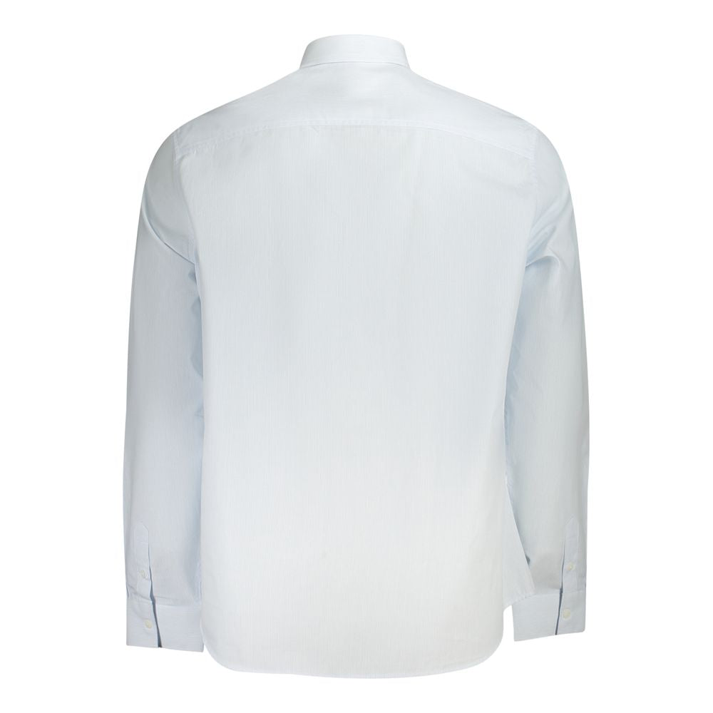 Guess Jeans Light Blue Cotton Men Shirt - Effortlessly Stylish