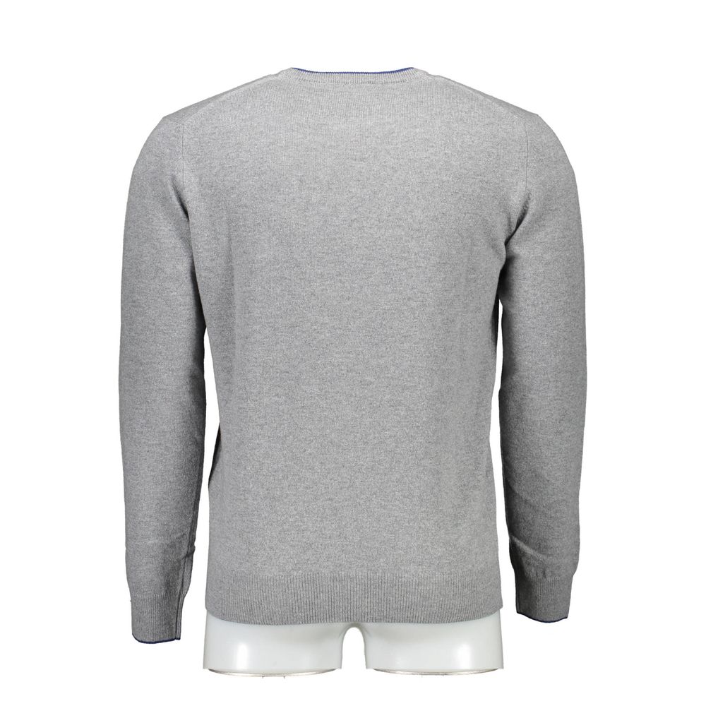 Harmont & Blaine Grey Wool Men's Sweater