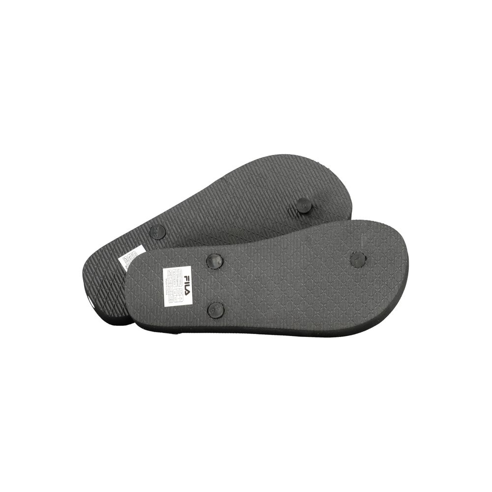 Fila Black Polyethylene Sandal – Troy Wedge Flip Flops