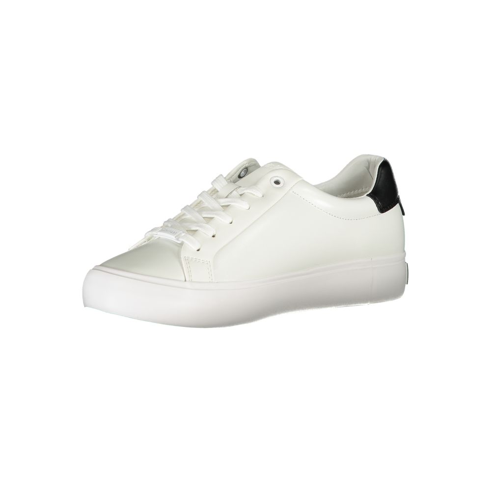 Calvin Klein White Polyester Sneakers