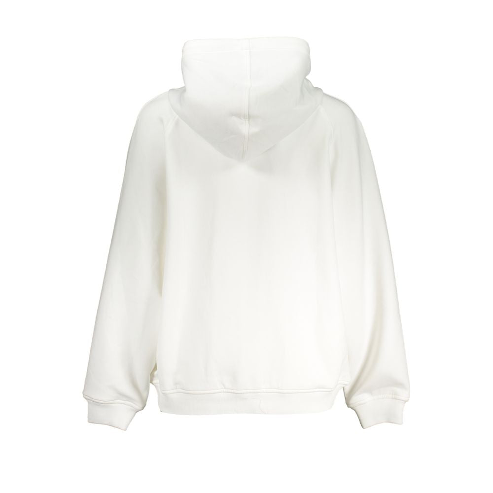 K-WAY White Polyester Sweater - Stylish Long Sleeve Sweatshirt