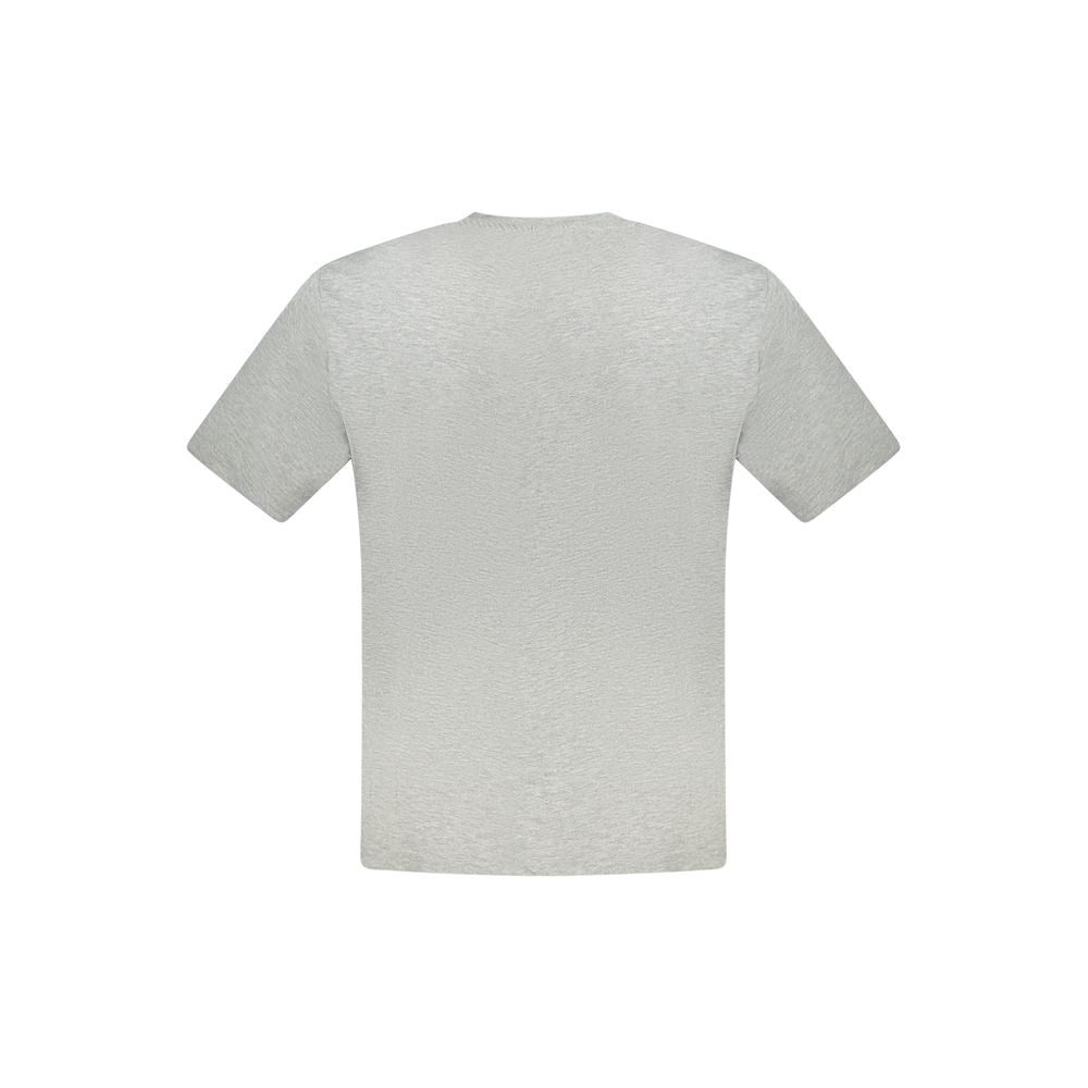 North Sails Grey Cotton Men T-Shirt