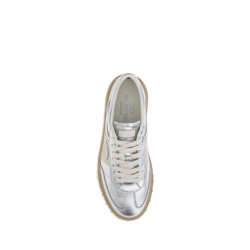 Valentino Garavani Laminated Leather Upvillage Sneakers