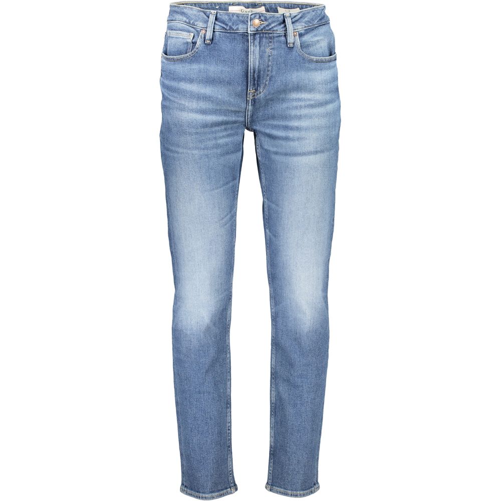 Guess Jeans Blue Cotton Jeans - Reborn Denim Slim Fit