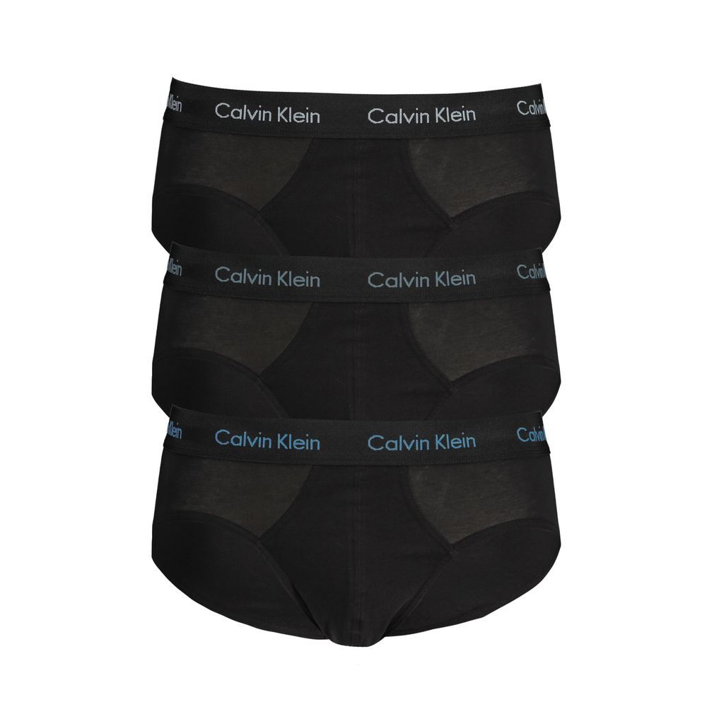 Calvin Klein Black Cotton Tri-Pack Briefs