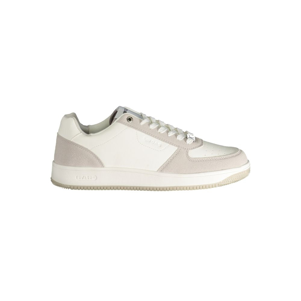 Gas White Polyester Men Sneaker - Kevin Mix