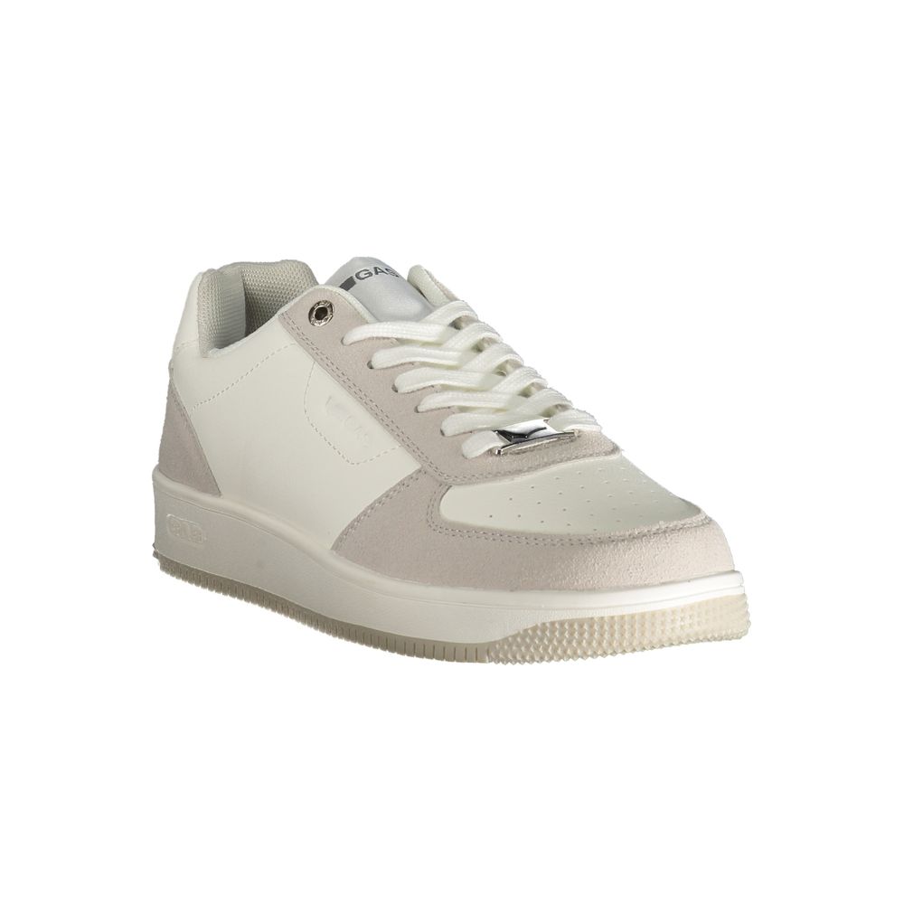 Gas White Polyester Men Sneaker - Kevin Mix