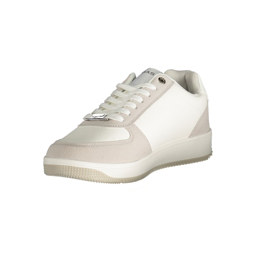 Gas White Polyester Men Sneaker - Kevin Mix