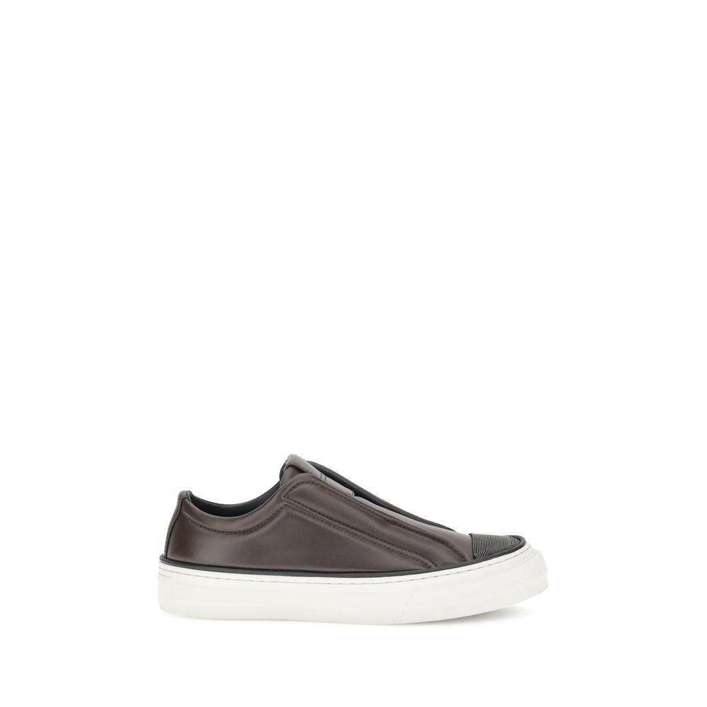 Brunello Cucinelli Slip-on Sneakers: Timeless Luxury Footwear