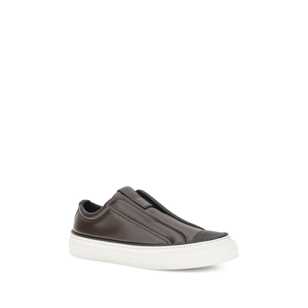 Brunello Cucinelli Slip-on Sneakers: Timeless Luxury Footwear