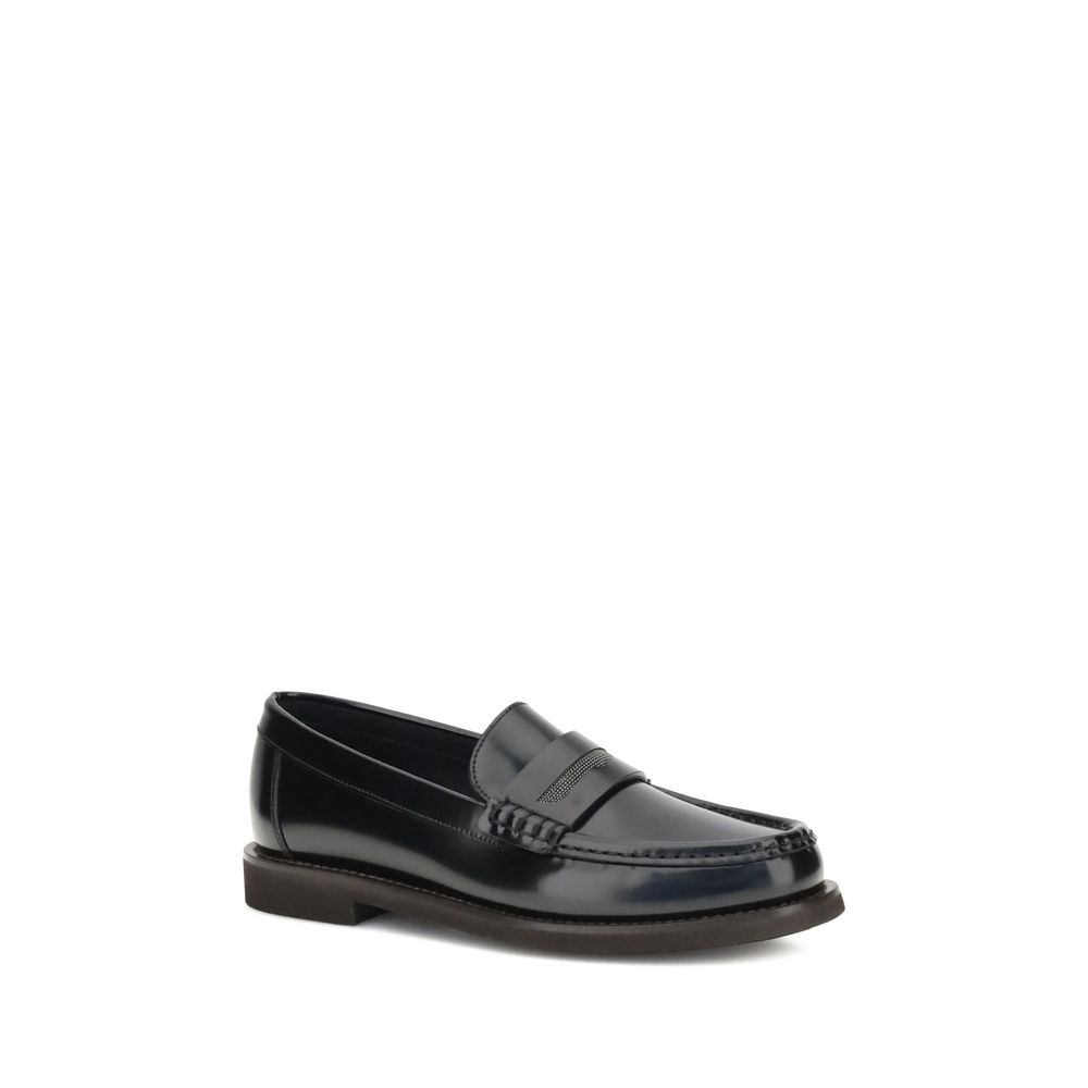 Brunello Cucinelli Luxurious Leather Loafers