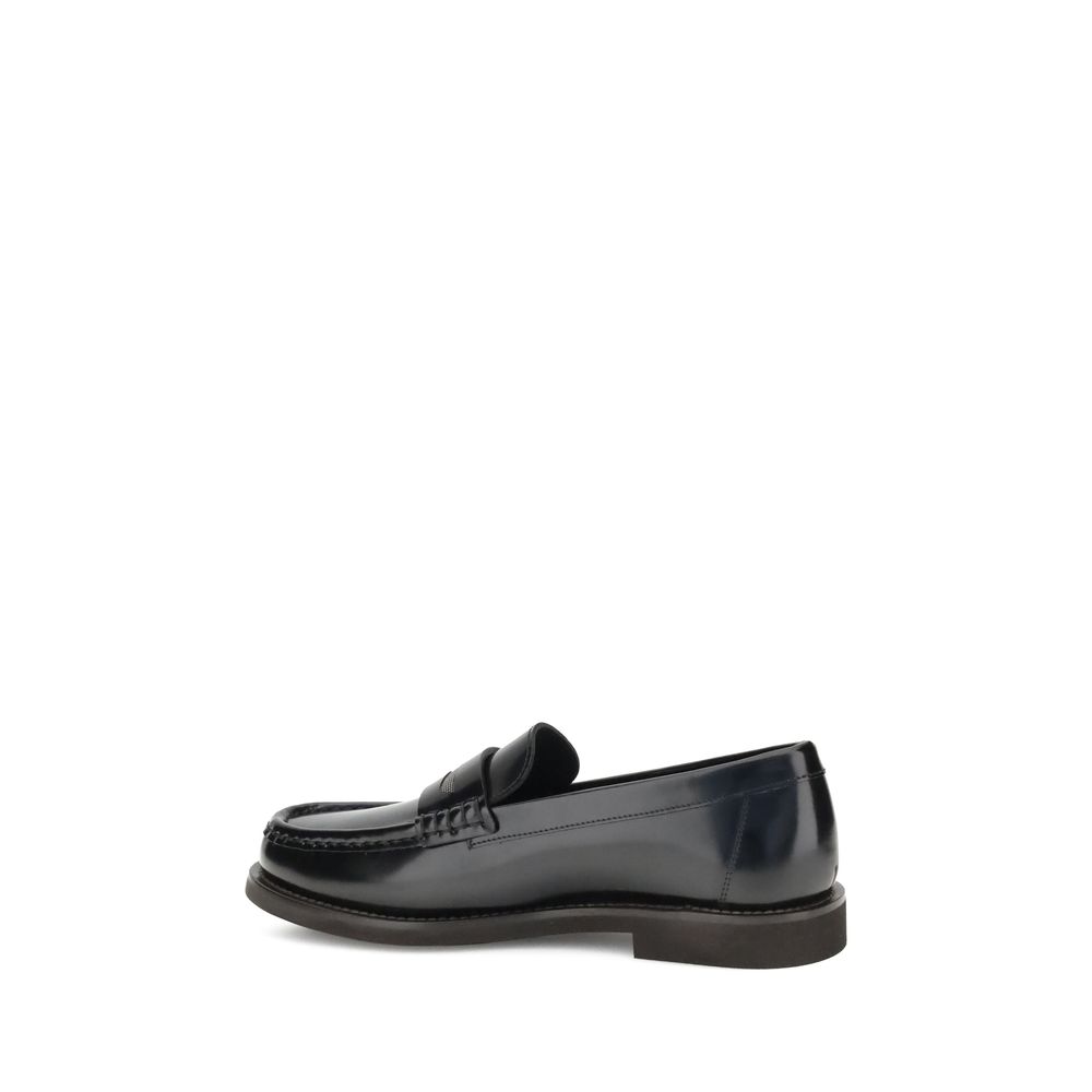 Brunello Cucinelli Luxurious Leather Loafers