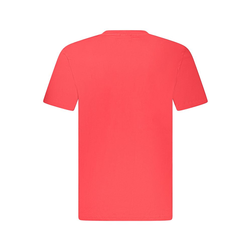 Fila Red Cotton T-Shirt - Classic Comfort and Style