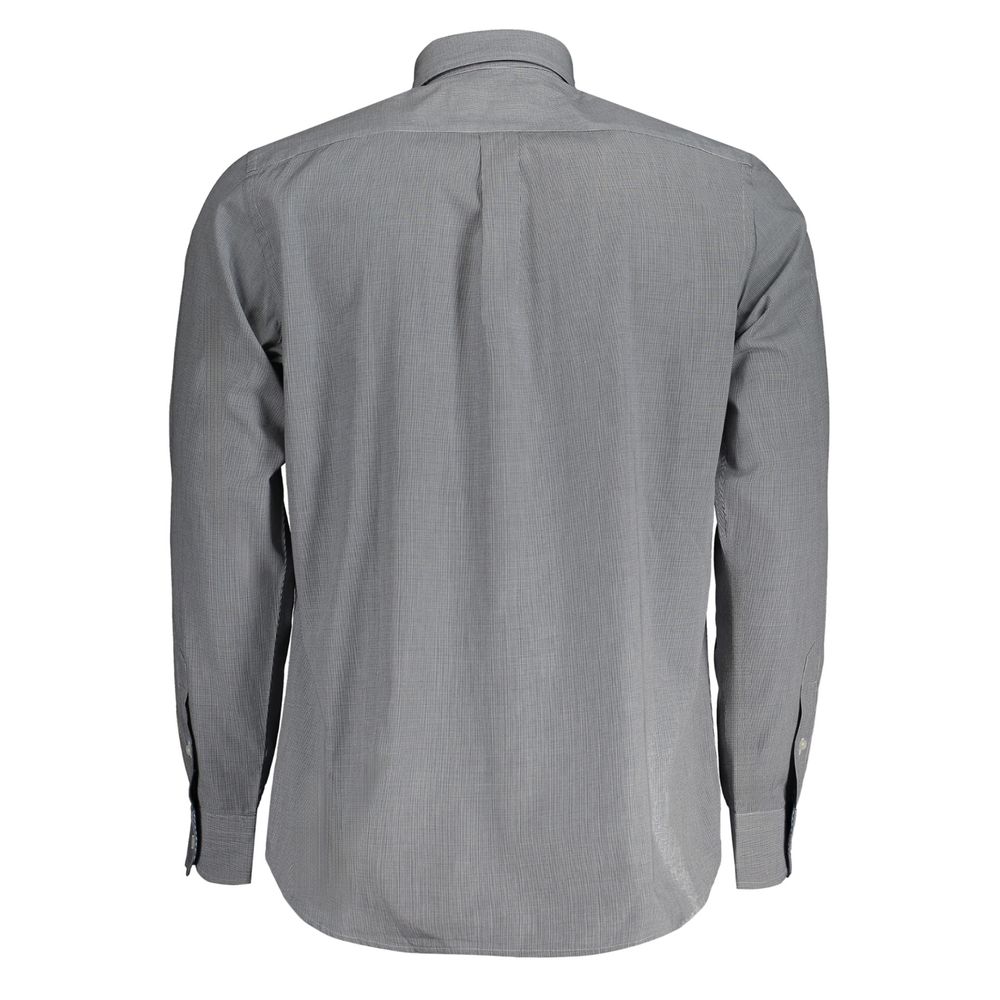 Harmont & Blaine Blue Cotton Shirt - Checked Elegance