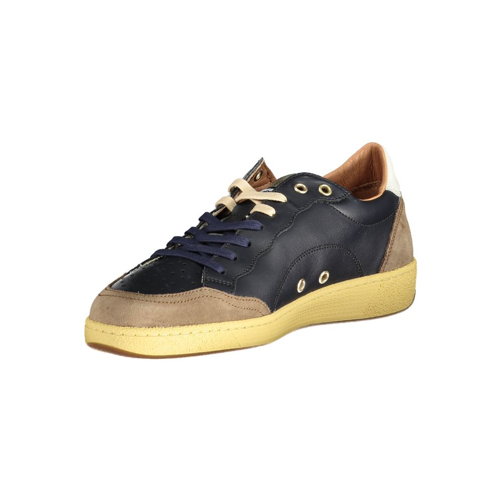 Blauer Brown Polyester Sneakers with Contrast Details