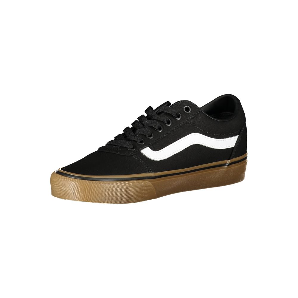 Vans Black Polyester Sneaker: Stylish Sports Footwear