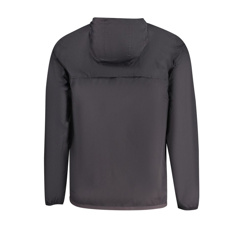 K-Way Black Polyamide Jacket: Ultimate Waterproof Protection