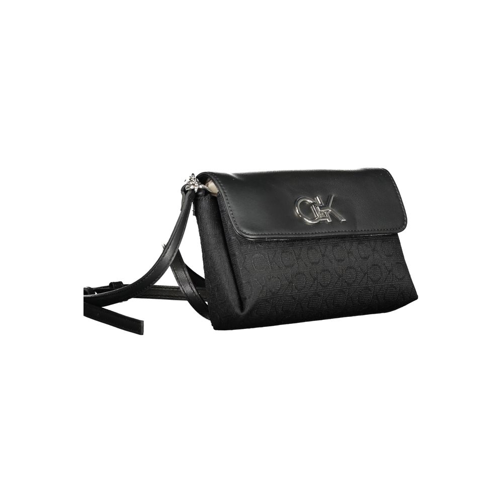 Calvin Klein Black Recycled Polyester Handbag