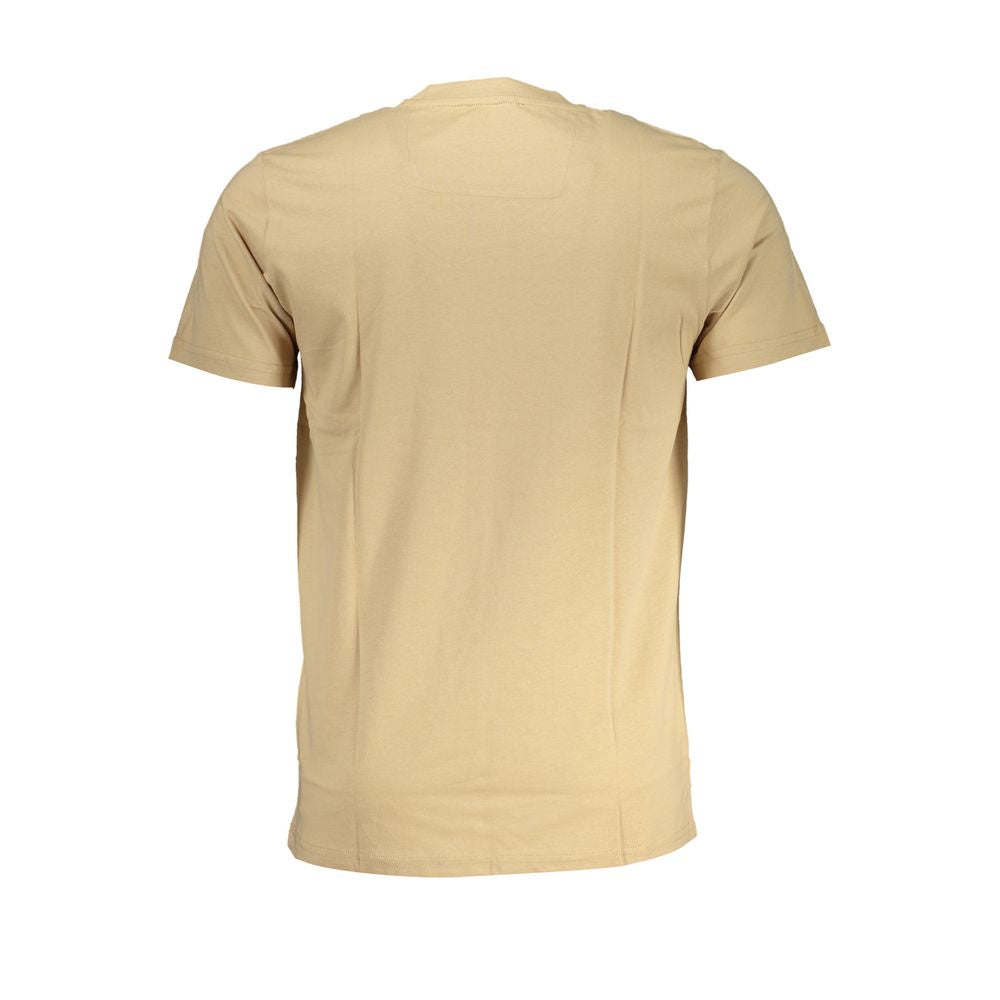 Cavalli Class Beige Cotton T-Shirt - Bold Street Chic