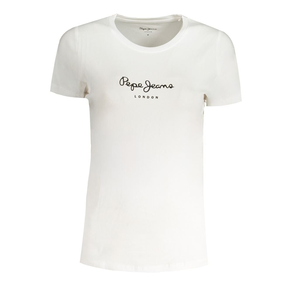 Pepe Jeans Sustainable Cotton White T-Shirt