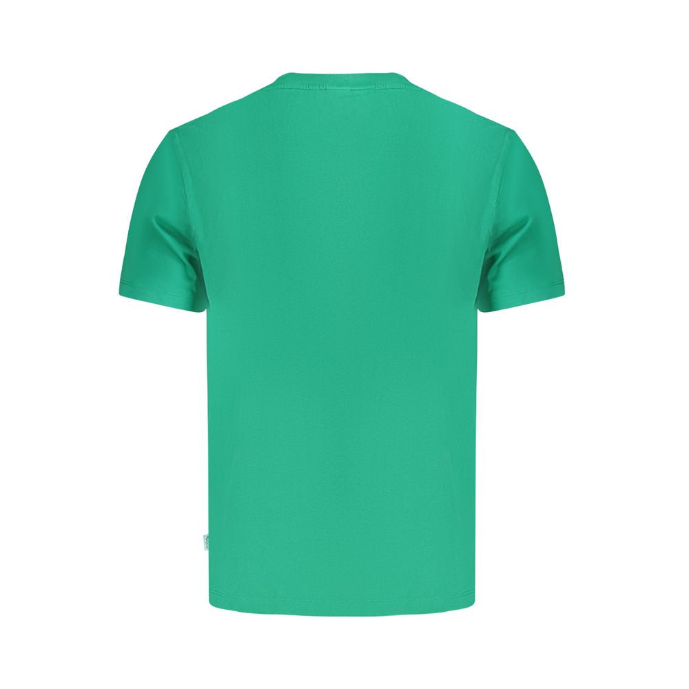 Pepe Jeans Green Cotton T-Shirt - Sustainable Style