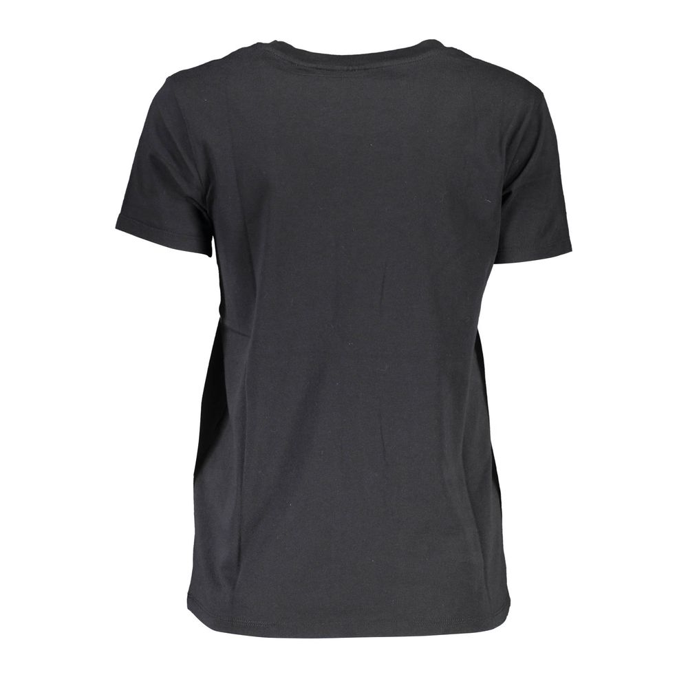Levi's Black Cotton Women T-Shirt