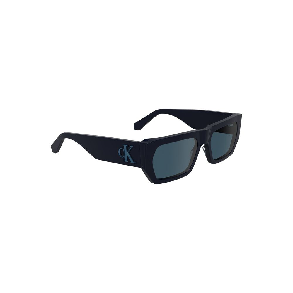 Calvin Klein Blue Haircalf Women Sunglasses