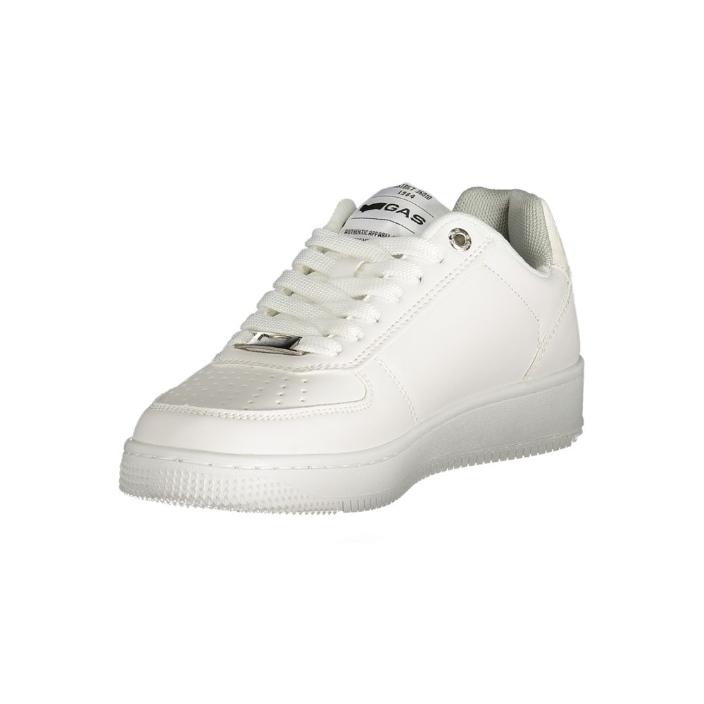 Gas White Polyester Women Sneaker - Lucy LTX